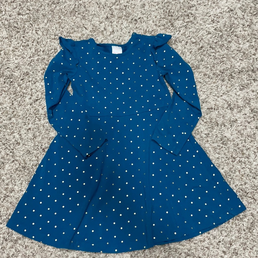 Hanna Andersson teal dress